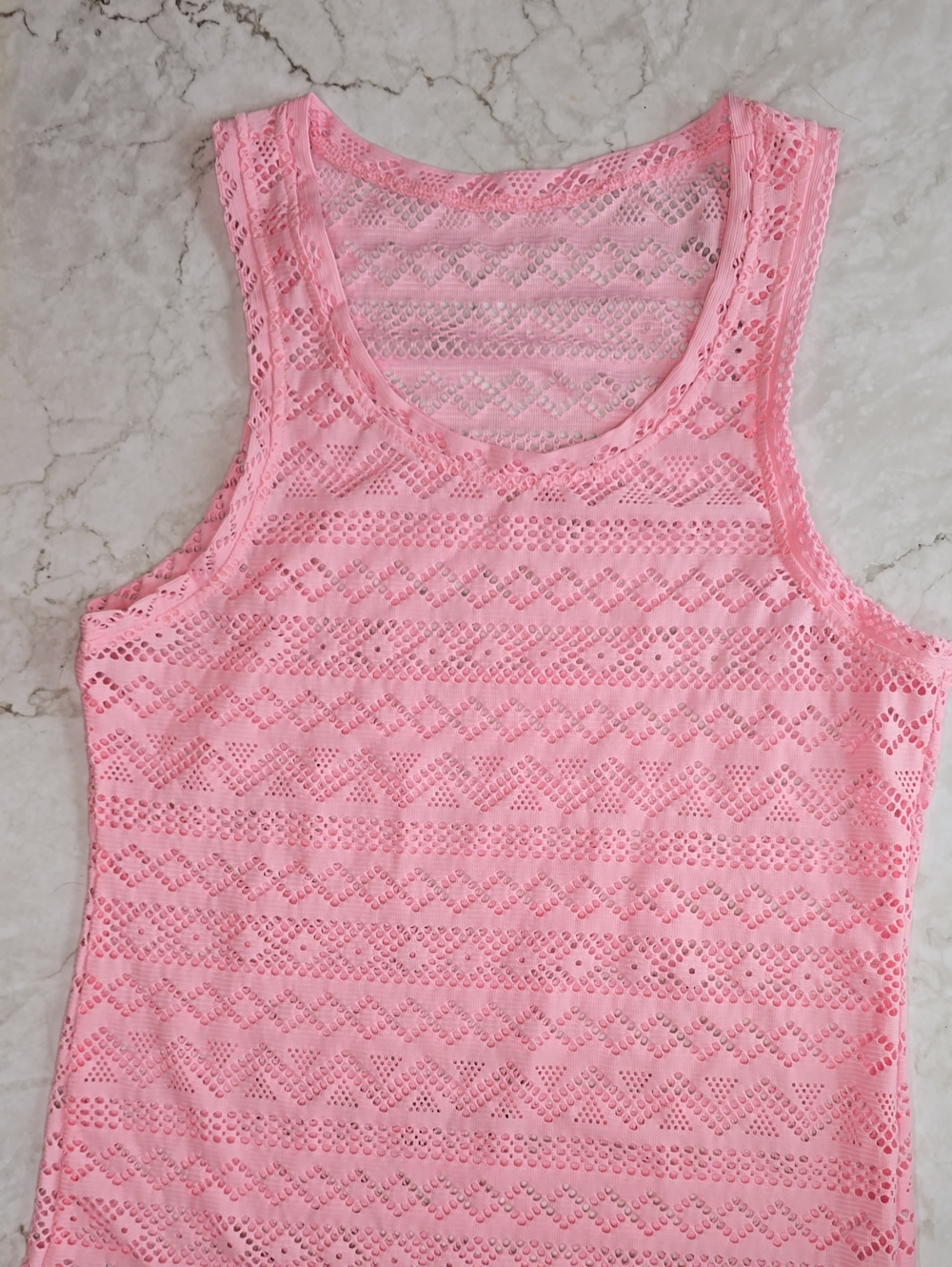 Men's Pink Tanktop, Small